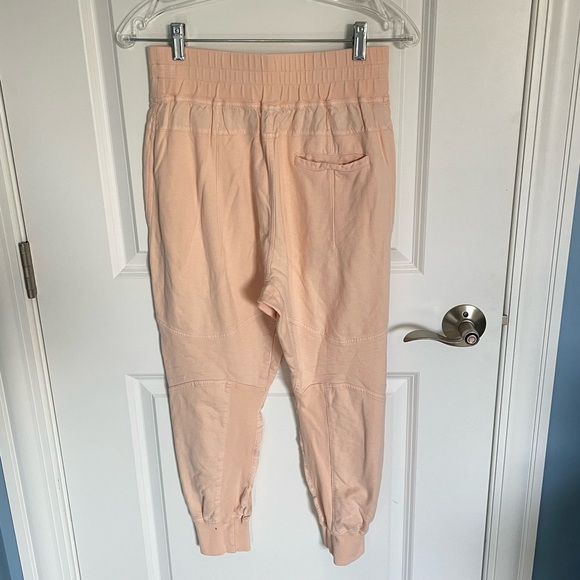 Young Fabulous & Broke Odin Peach Color High Rise Jogger Pants 35220 - Picture 7 of 14